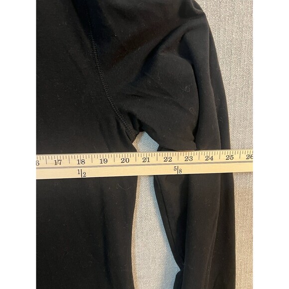 Saddlebred Comfort Flex Mens Small Black Long Sleeve Henley Shirt, - Picture 4 of 6